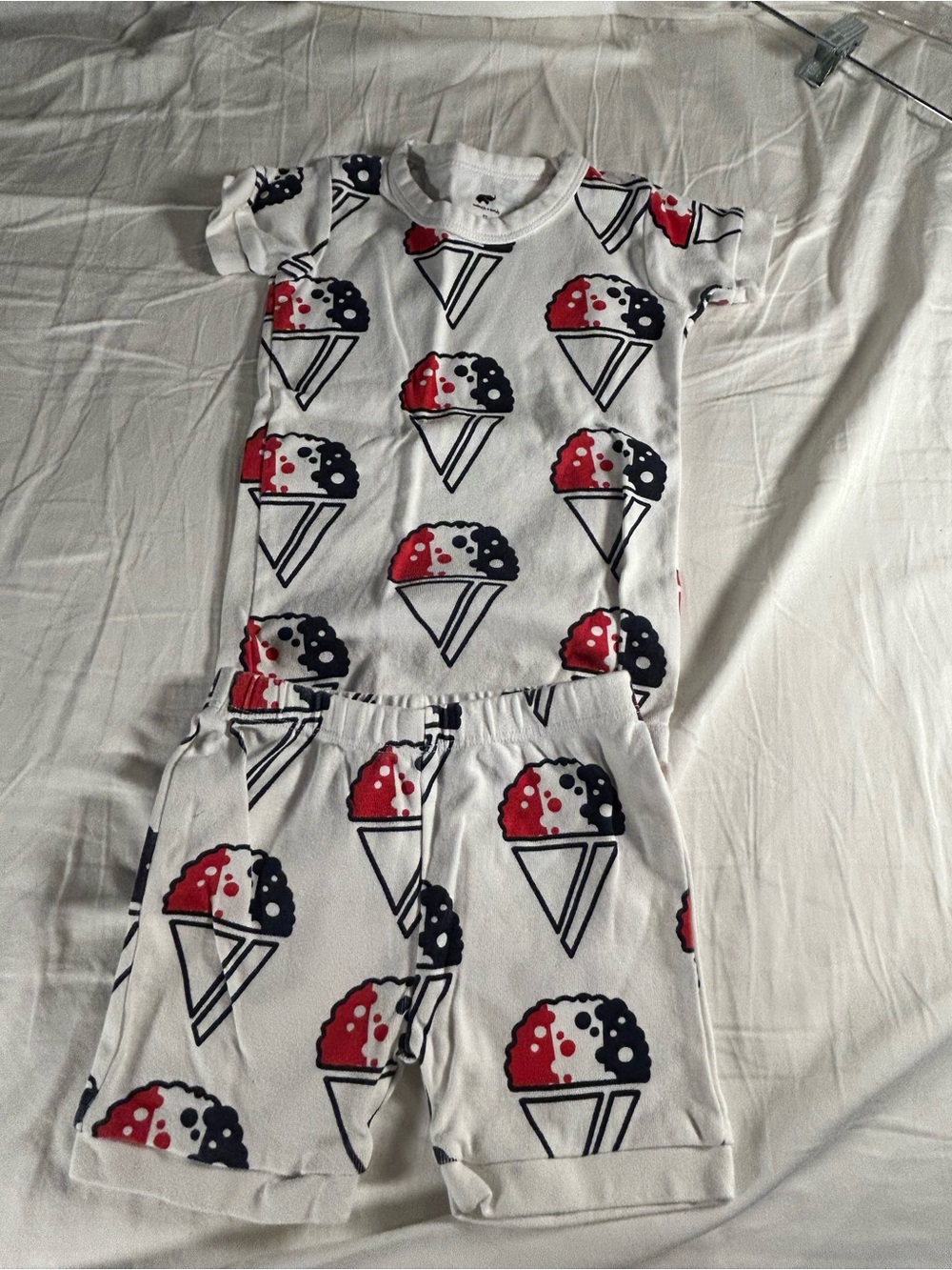 Monica and Andy snowcone Pajama Set - Short Sleeve & Shorts set